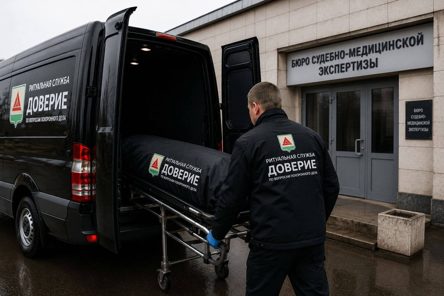 Перевозка в морг судебно-медицинской