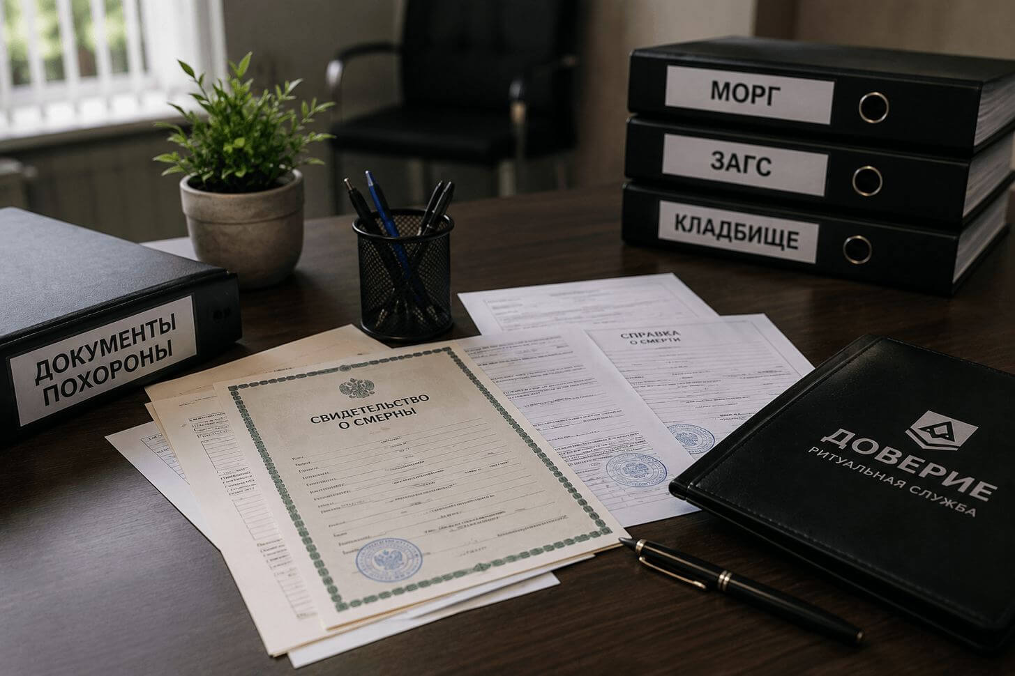 Кто занимается оформлением документов после смерти человека в Липецке