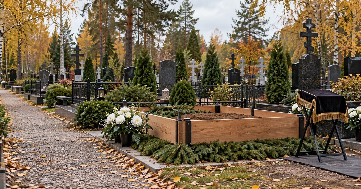 Как проходит захоронение на кладбище: порядок церемонии